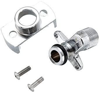 résister à la haute pression et à la température e Réglage de l'angle du tuyau d'admission Pommeau de douche en cuivre Pied incurvé incliné, Vis excentrique Extension de robinet de douche d'angle Acce