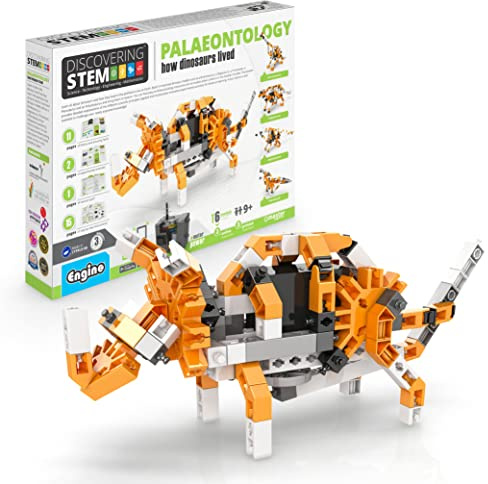 Engino Discovering Stem Astronomy Learning About Dinosaurs Construction Toy Kit