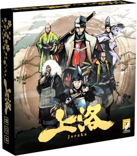 Joraku Deluxe, juego de estrategia épico del período Sengoku, juego de cartas para niños y adultos, 2-4 jugadores, 30-60 minutos