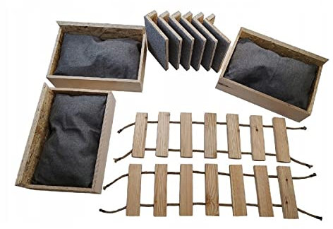 Kletterwand Kletterlandschaft Katzen Katzenliege Wandliege Katzenbett Katzenregal Wandmontage Set1 (Größe M)