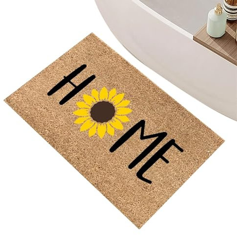Shurzzesj Outdoor Welcome Mat - Hello Summer Doormat | 16X24 Inch Hello Summer Door Mat, Non-Slip Outdoor Rug, Welcome Mats For Front Door, Door Rug Summer