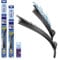 alca® Scheibenwischer Set passend für MERCEDES-BENZ CLK Cabrio (02.2003-12.2009) SUPER FLAT Flachbalkenwischer