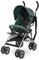 IKS2 Caretero ALFA - Kinderwagen, Buggy - ab 6 Monaten bis 15 kg - Verstellbare Rückenlehne - Mit Sicherheitsgurt, Verdeck, Korb - Reisebuggy 5,3 kg leicht - Buggy Klein Zusammenklappbar - Dunkelgrün