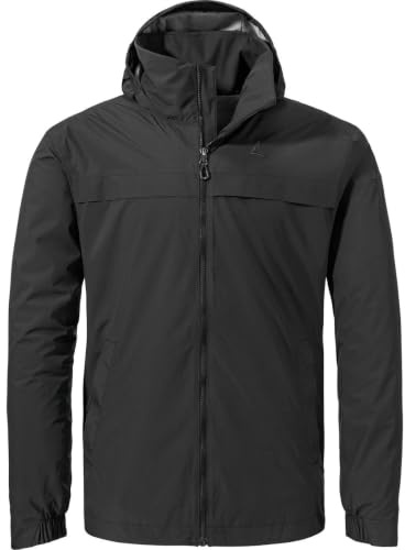 Schöffel Herren Jacket Style Bohorok MNS, wasserdichte, atmungsaktive Outdoor Jacke, elegante Funktionsjacke mit Kapuze und Stufensaum