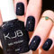 Healthy Sparkle Glossy Black Nail Varnish - Quick Dry Glitter - 12ml for DIY Nail Art Manicure