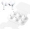 3 Paar Ersatz-Ohrstöpsel für AirPods Pro/AirPods Pro 2 mit Loch zur Geräuschreduzierung, Anti Rutsch Soft Silikontips Ersatzstöpsel, Passend für die Ladehülle (S/M/L)