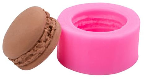 NIXNUT Moule en silicone pour fondant, gâteau, chocolat, biscuits, bonbons, pâtisserie, bricolage, cuisine, décoration de fête, forme de macaron