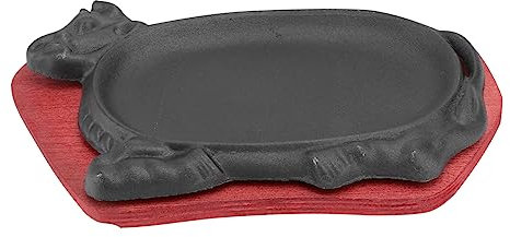 SHOWERORO Plancha Barbacoa Sartén Antiadherente Hierro Para Teppanyaki Cocción Rápida