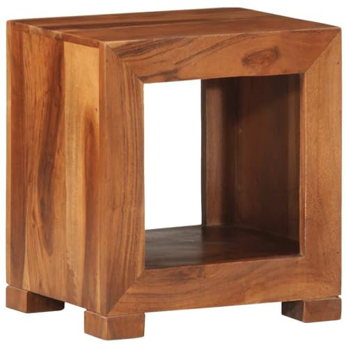 vidaXL Table d'appoint 37x29x40 cm Bois Massif d'acacia, Table d'accent, Table Basse, Table de Salon, Table d'appoint de canapé, Table de Lampe