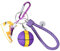 Porte-clés en forme de chaussure 3D avec mini ballon de basket et cordon, porte-clés élégant pour les fans de basket-ball, cadeau pour enfants, hommes et femmes, jaune, M