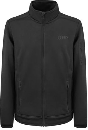 Audi Herren Jacke mit Innenfleece (DE/NL/SE/PL, Alphanumerisch, 3XL, Regular, Regular, Schwarz)