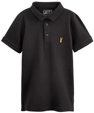Next Jungen Kurzärmeliges Polo-Shirt Schwarz 5 Jahre