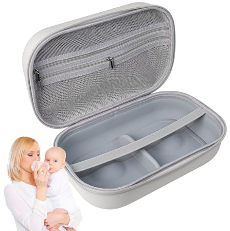Sac de pompe à lait - Stockage de la poutre-lait, pompe à lait portable | Boîte de rangement Eva Electric Breast Pump Boîte d'emballage imperméable portable, conteneur portable réglable pour le travai