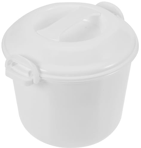 MOTHNUR Cuiseur Riz Micro-ondes avec Panier Vapeur Récipient Alimentaire Réutilisable Plastique Alimentaire Sûr Léger et Portable pour Cuisson Riz et Plats Chauds Maison et Bureau