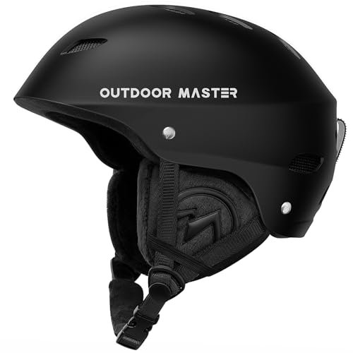 OutdoorMaster Kelvin Ski Helmet- Snowboard Helmet for Men, Women & Youth,Snow Helmet with Adjustable Vent,Winter Sports Helmet for Snowboarding,Cycling,Snowmobile Windproof