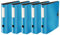 Leitz 104710 Qualitäts-Ordner 180° Active Solid, breit (A4, hellblau | 5er Pack, 1)