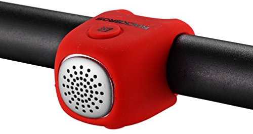 ROCKBROS Fahrradklingel Elektronisch E-Klingel Miniklingel Glocke IPX4 Wasserdicht aus Elastischem Silikon Rot