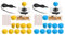 C-FUNN Blue Yellow Dual Arcade Jostick Game Controller DIY Kit Für Pc-Spiel