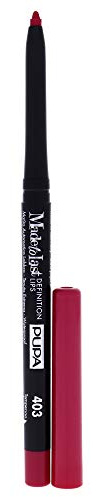 Pupa Milano Made To Last Definition Lips - Extreme Hold Automatic Lip Pencil, Waterproof - Color is Defined and Holds Flawlessly - For Precise Lip Contouring - 403 Fruit Cocktail - 0.012 Oz