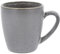 BITZ Becher, Kleiner Kaffeebecher aus Steingut, 19 cl, Grau