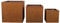 Köhko® Designer-Blumenkübel aus Cortenstahl VIVO 100 x 100 x 60 cm | Pflanztopf in Edelrost-Optik