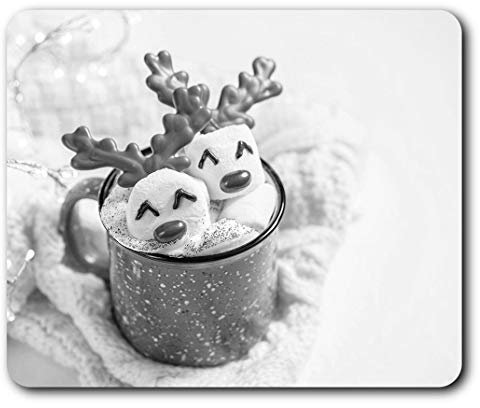 Destination Vinyl ltd Cute Reindeer Christmas Fun Mouse Mat Pad Computer PC Laptop Gaming Office Home Desk Accessory Gadget #37972