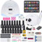 Nail Polish Kit with 48W UV Light Starter Kit Gel Polish Set- 18 Colors, LED Nail Lamp with Upgraded Manicure Tools (54W se 16 color)