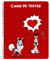 Clairefontaine 812971C - Hausaufgabenheft mit Spiralbindung ''Asterix - Idefix'' 82 Blatt 17x22 cm französische Lineatur, 90g, 12 Seiten Comics inkl., Hardcover, ''Love''