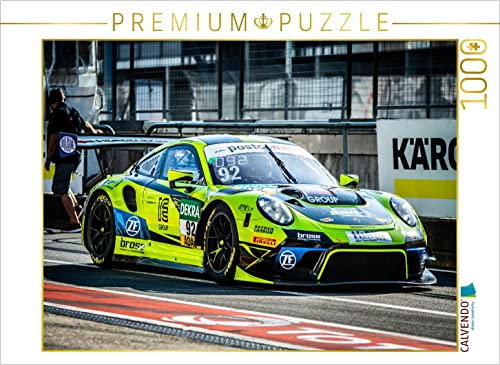 CALVENDO Puzzle SSR Performance Porsche 911 GT3 R 1000 Teile Puzzle quer | 1000 Teile Lege-Größe 64 x 48 cm Foto-Puzzle für glückliche Stunden