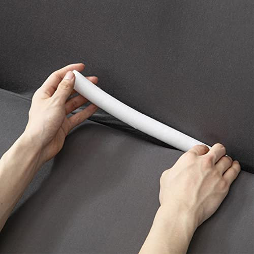 TUAKIMCE Schaumstoffstab für Stretch-Sofa-Schonbezug, 10 Stück, rutschfeste Schaumstoff-Sticks für Sofabezug, Möbelschutz, Nahtleiste für Stretch-Couch-Abdeckungen (Kreisförmig)