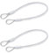 Ganter Normelemente GN 111.2-320-D-TR Edelstahl Halteseil | 2 Stück, Silber, Länge: 320 mm