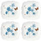 Lenox Butterfly Meadow Square 4Pc Dinner Plates, 4 Count, Multi