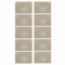 Lodokdre 10 placas de soldadura de cerámica para estufa, 135 x 95 x 13 mm