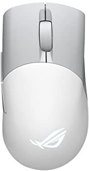 ASUS ROG Keris Souris de Jeu AimPoint sans Fil, connectivité trimode, capteur 36000 DPI, 5 Boutons programmables, ROG SpeedNova, commutateurs remplaçables, câble paracorde, Blanc
