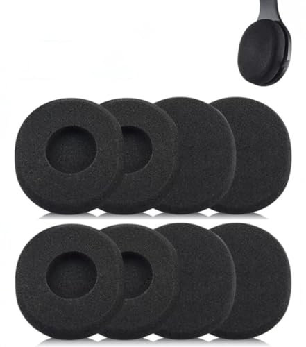 Ersatz-Ohrpolster für Logitech H800 Headset, Schwarz, 8 Stück
