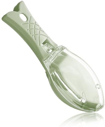 Multifunctional Fish Clean Scales Fish Killing Knife,Unique Fish-Themed Cleaning Tool (Green)