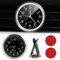 Quarzo Orologio da Auto,Orologio per Auto Luminoso,Orologio da Cruscotto per Auto,Orologio per Decorazione D'Interni per Auto,Orologio Decor,Mini Orologio per Auto con Adesivo e Clip di Ventilazione