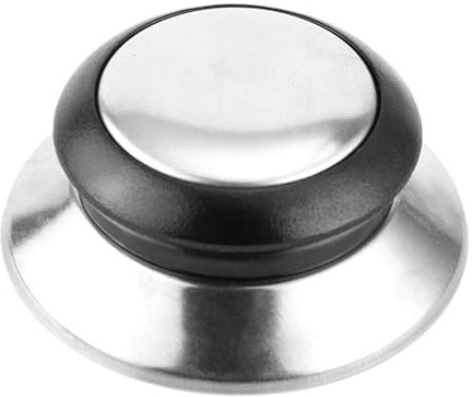 Maniglia di ricambio per coperchio della pentola, pomello di ricambio per coperchio della padella, manico antiscivolo per coperchi di pentole e pentole resistente al calore, per coperchi in acciaio e