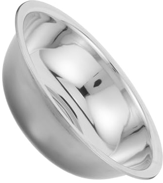 JOYOFREELY Spa Foot Soak Bowl Stainless Steel 36Cm Round Foot Bath Basin for Pedicure and Household Utility Use Easy Cleaning