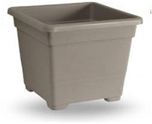 Blim Vaso da Fiori Quadrato, Marrone Scuro, 45 x 36 cm