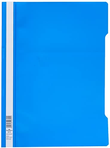 Durable Sichthefter (A4 Standard, PP) 25er Packung blau, 252306