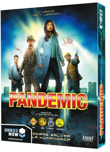 Z-man Games España Pandemic, Würfelspiel, mehrfarbig (ZM7101ES) - Spanische Sprache