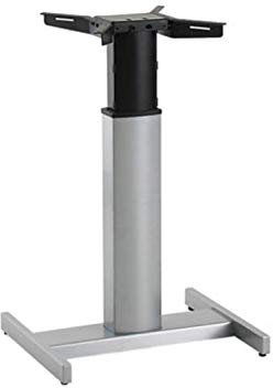 STIER Elektrisch Höhenverstellbares Gestell, für 80x80 cm Tischplatte, Höhenverstellbarkeit von 66-118 cm, praktisch für kleine, flexible Arbeitsbereiche, robust und benutzerfreundlich