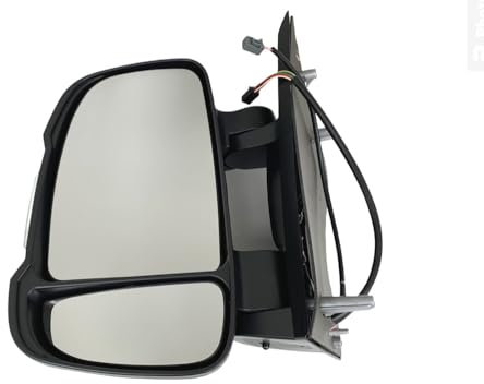 Pro!Carpentis Außenspiegel links kompatibel mit Ducato, Boxer und Jumper 2006-2019 elektrisch, Blinker, Temeratursensor, 2x Stecker