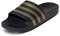adidas Adilette Aqua Slides, Infradito Unisex - Adulto, Core Black Gold Metallic Core Black, 44.5 EU