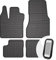 moto-MOLTICO Gummimatten Auto, 4-teiliges Set, Allwetter Gummi Fußmatten, Antirutsch & Wasserfest Autoteppiche - passend für Renault Twingo III Smart Forfour II ab 2014
