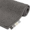 Beautissu Badematte rutschfest 50x50 cm Chenille Badezimmerteppich Flauschig Badteppich rutschfest waschbar Badvorleger Bad Teppich Badezimmer Duschvorleger Badematte Anthrazit – BeauMare WR