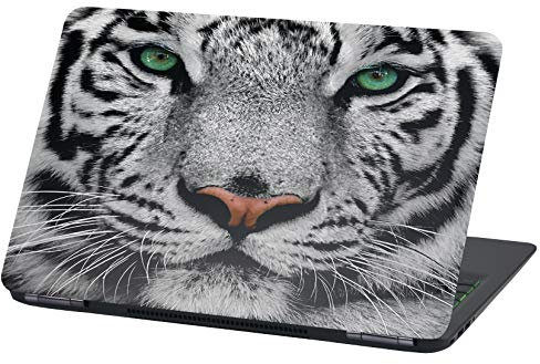 Laptop Folie Cover: Strange Klebefolie Notebook Aufkleber Schutzhülle selbstklebend Vinyl Skin Sticker (15 Zoll, Lp42 White Tiger)