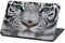 Laptop Folie Cover: Strange Klebefolie Notebook Aufkleber Schutzhülle selbstklebend Vinyl Skin Sticker (15 Zoll, Lp42 White Tiger)