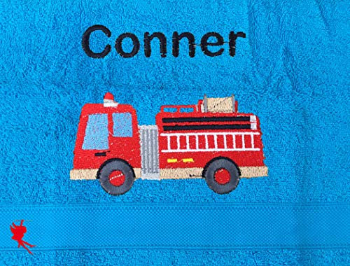 Feuerwehr Handtuch bestickt mit Motiv und Name
